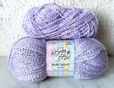 Baby Bee Baby Mine! Boucle with Thread Wrap Yarn - 1+ Skein Color Sugarplum #60