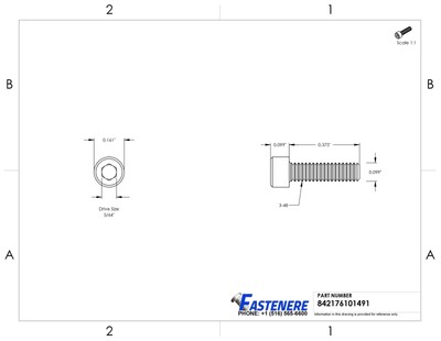 3-48 Socket Head Cap Screws Allen Hex Drive Stainless Steel Bolt Quantity 100