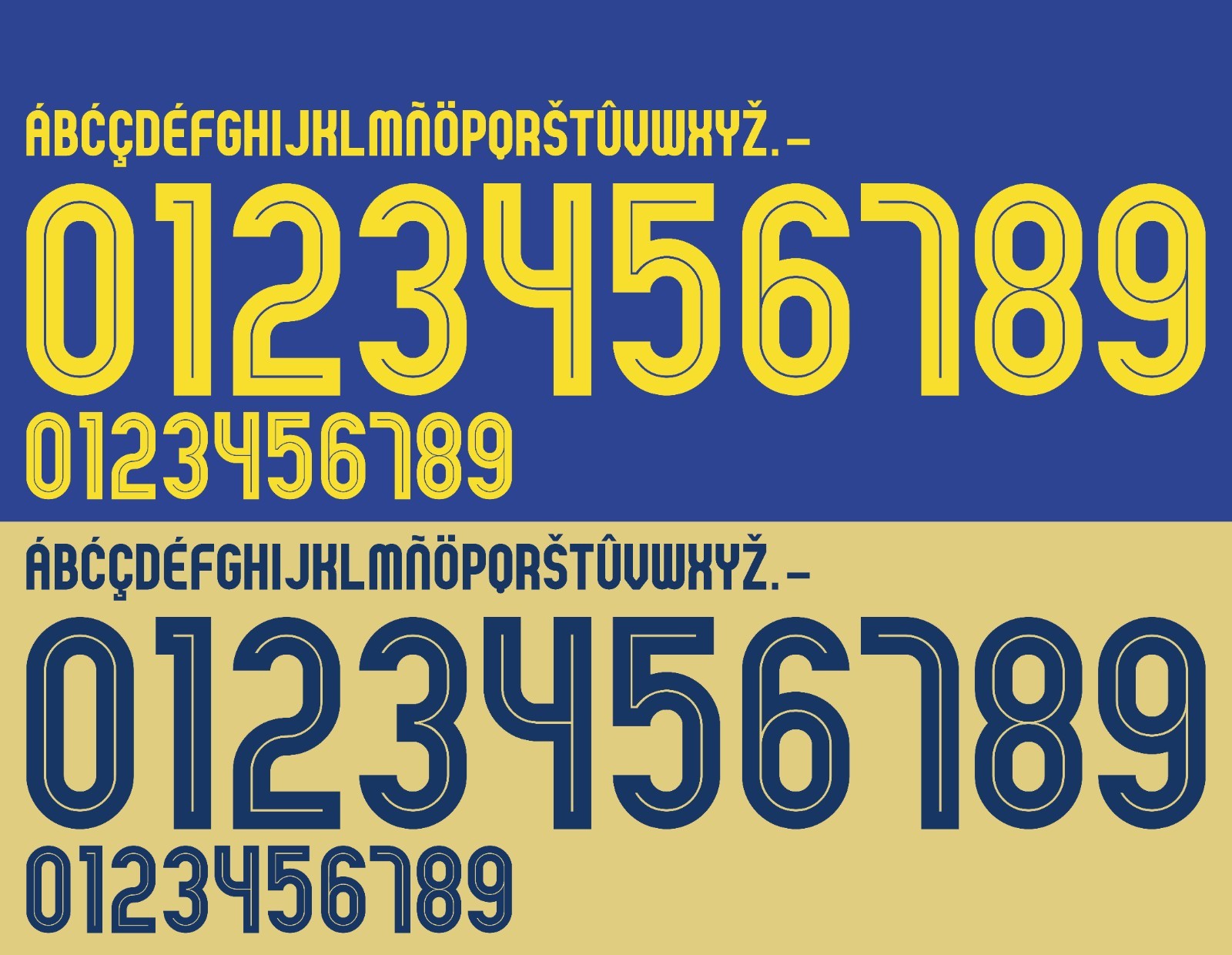 Name&Number Set For Curacao World Cup 2026 Home/Away Football Soccer