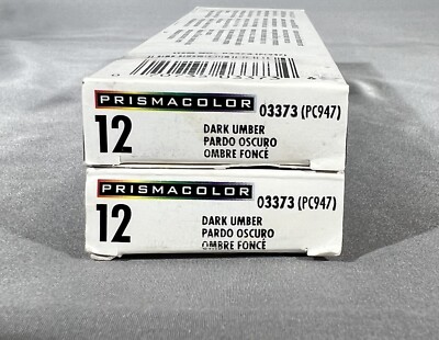 Prismacolor Drawing Pencil PC947 Dark Umber Lot Of 24 (A)