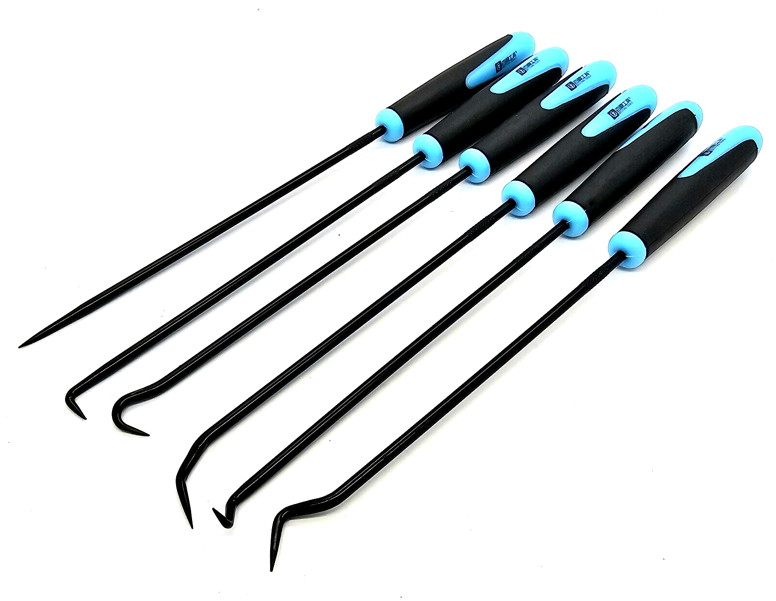 6pc Combination Extra Long Reach Hook & Pick Set O-Ring & Seal Remover Tools