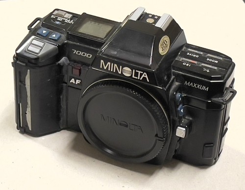 【新品未使用】MINOLTA PROGRAM BACK 70 Minolta Maxxum Program Back Super 70 for Maxxum 7000 - Mint