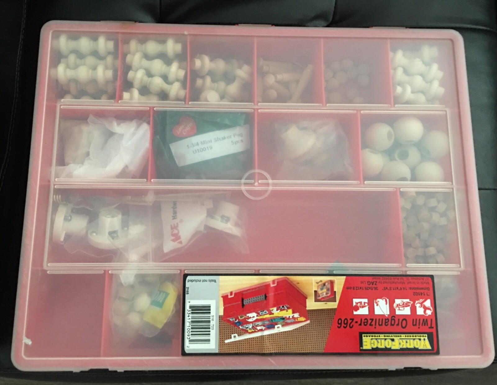 Workforce Twin Organizer with Arts & Crafts Supplies