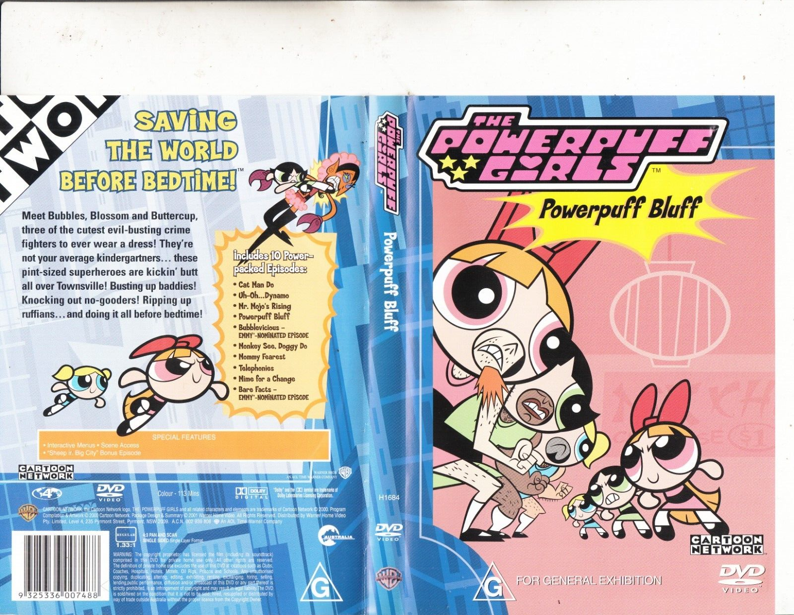 Powerpuff GirlsのDVD The Powerpuff Girls-Powerpuff Bluff-[10 Episodes]-Animated