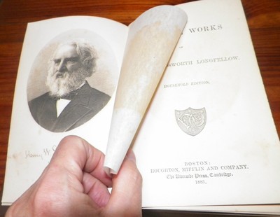 1883 The Poetical Works of Henry Wadsworth Longfellow Household Edition Book