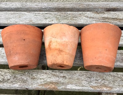 second hand terracotta pots