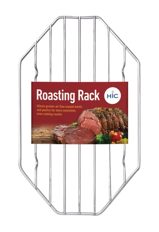 Rack Roasting Wire Broiling Oval Meat Oven Pan Roast Baking Heavyweight