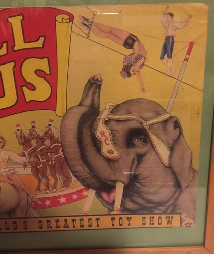 Reserved Prototype Revell Circus World’s Greatest Toy Show One Of A Kind Poster