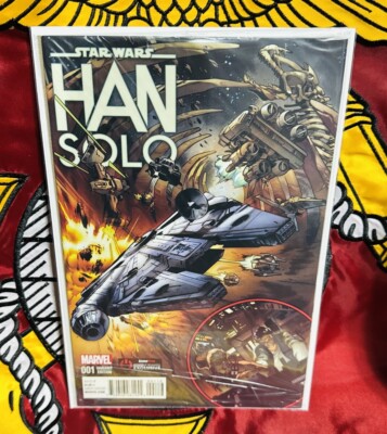 Star Wars: Han Solo #1 GameStop Exclusive Limited 3000 Poly Bagged Marjorie Liu