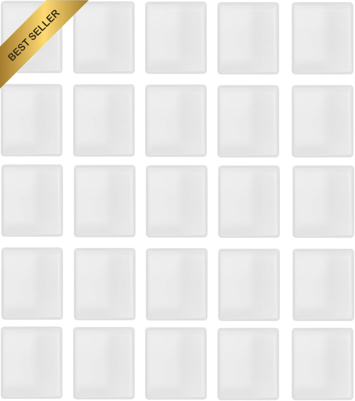 50PC Watercolor Half Pans Plastic Empty Artist Paint Pan Travel Tin