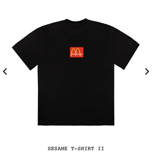 McDonalds x Travis Scott Cactus Jack Sesame T-Shirt II-Large