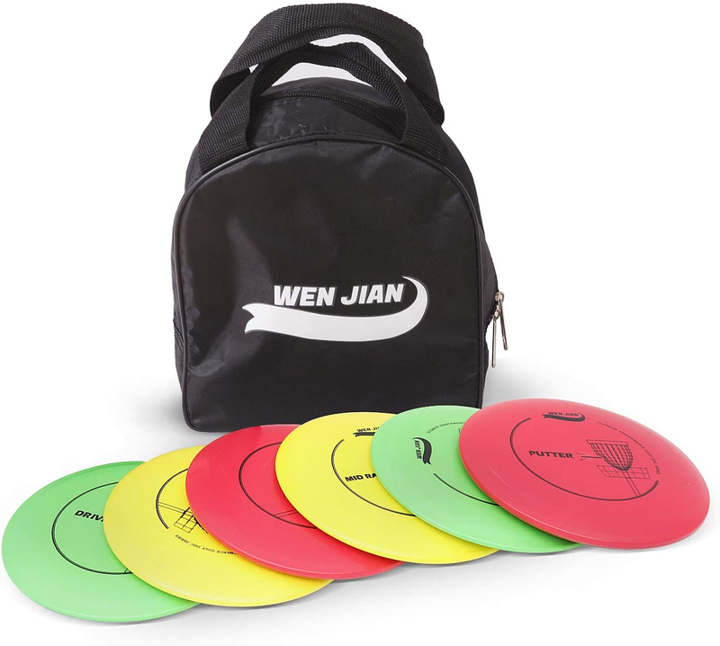 Set, Disc Golf Starter Set With 9 Discs,1 Mini Disc…