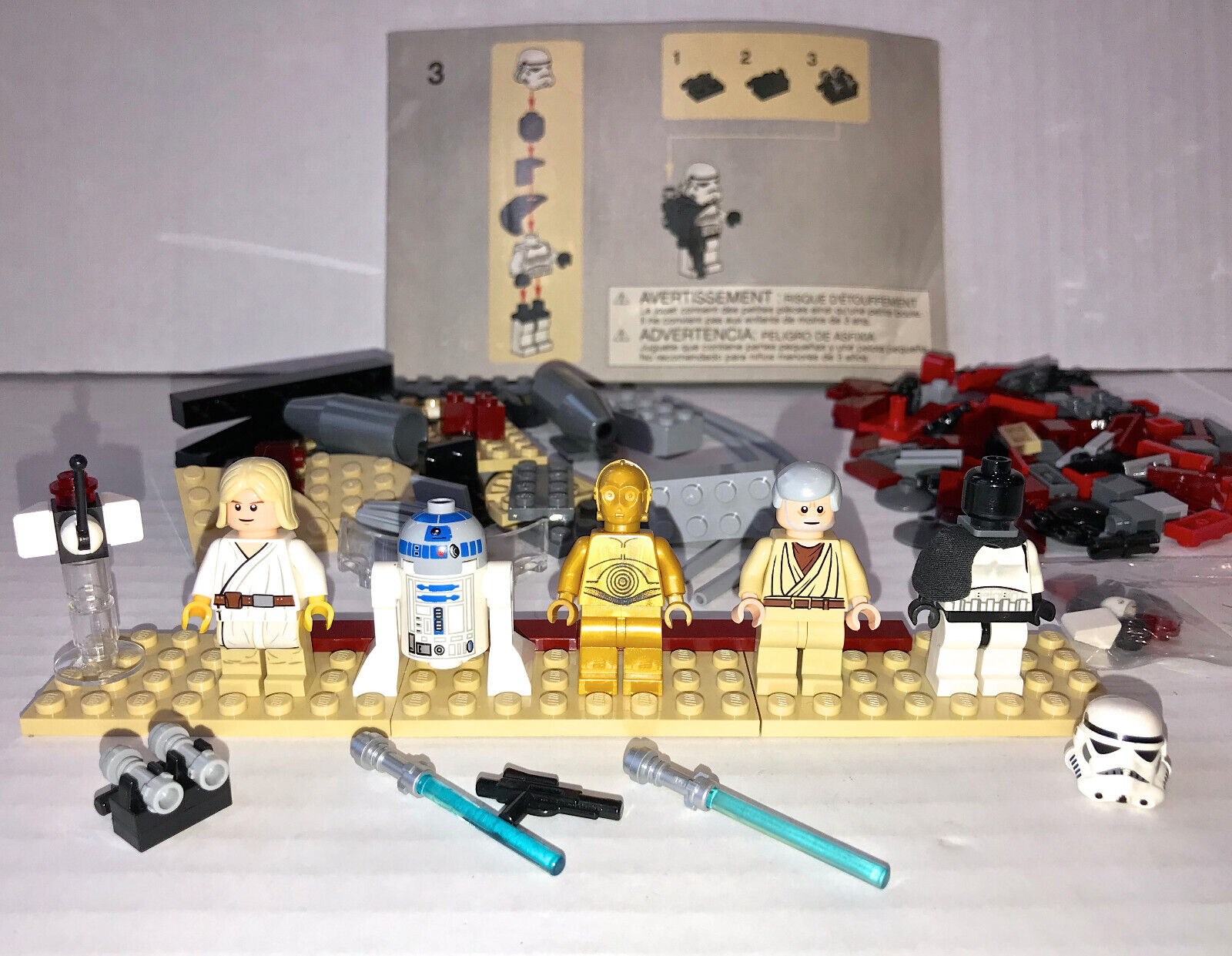 LEGO STAR WARS LUKES LANDSPEEDER SET 8092 FROM EPISODES 4 5 6 100 Complete eBay