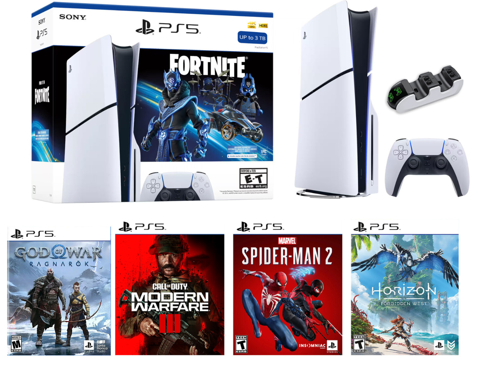 2024 Sony PlayStation 5 Disc Edition Enhanced To 3TB PS5