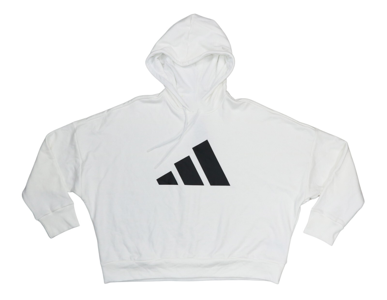 Adidas Logo Graphic Print Plus Size Long Sleeve Hoodie