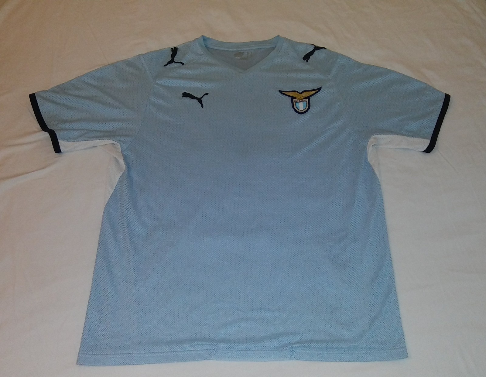 2008 SS LAZIO PUMA L XL ITALY JERSEY ROME Azzurri M XXL