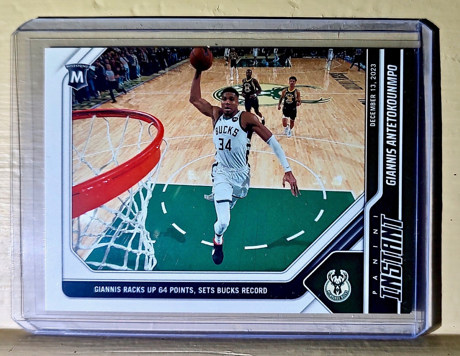 Giannis Antetokounmpo 2023-24 Panini #161 NBA Milestone Card