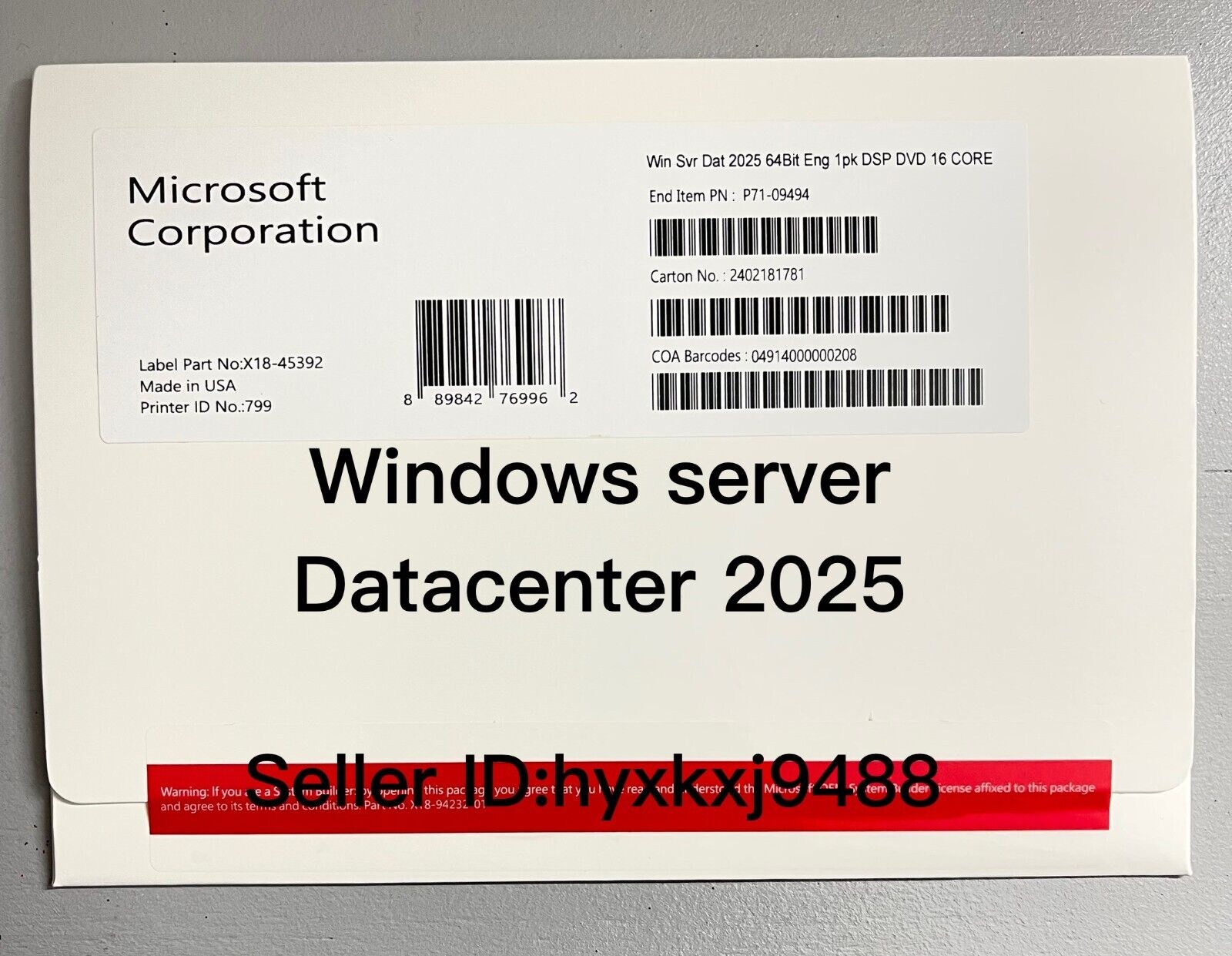 Windows Server 2025 Datacenter 16 Core 64 Bit Key + DVD | eBay Windows Server 2025 Datacenter 16 Core 64 Bit Key + DVD | eBay