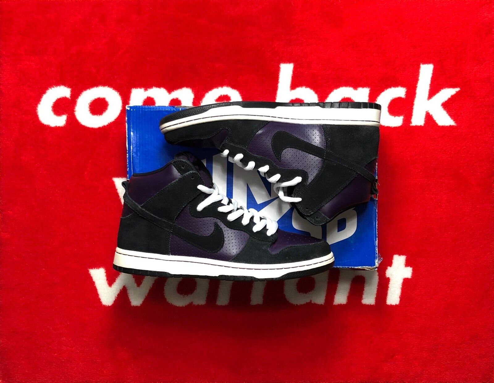Nike SB Dunk High Grand Purple Black Size 10 | eBay Nike SB Dunk High Grand Purple Black Size 10 | eBay