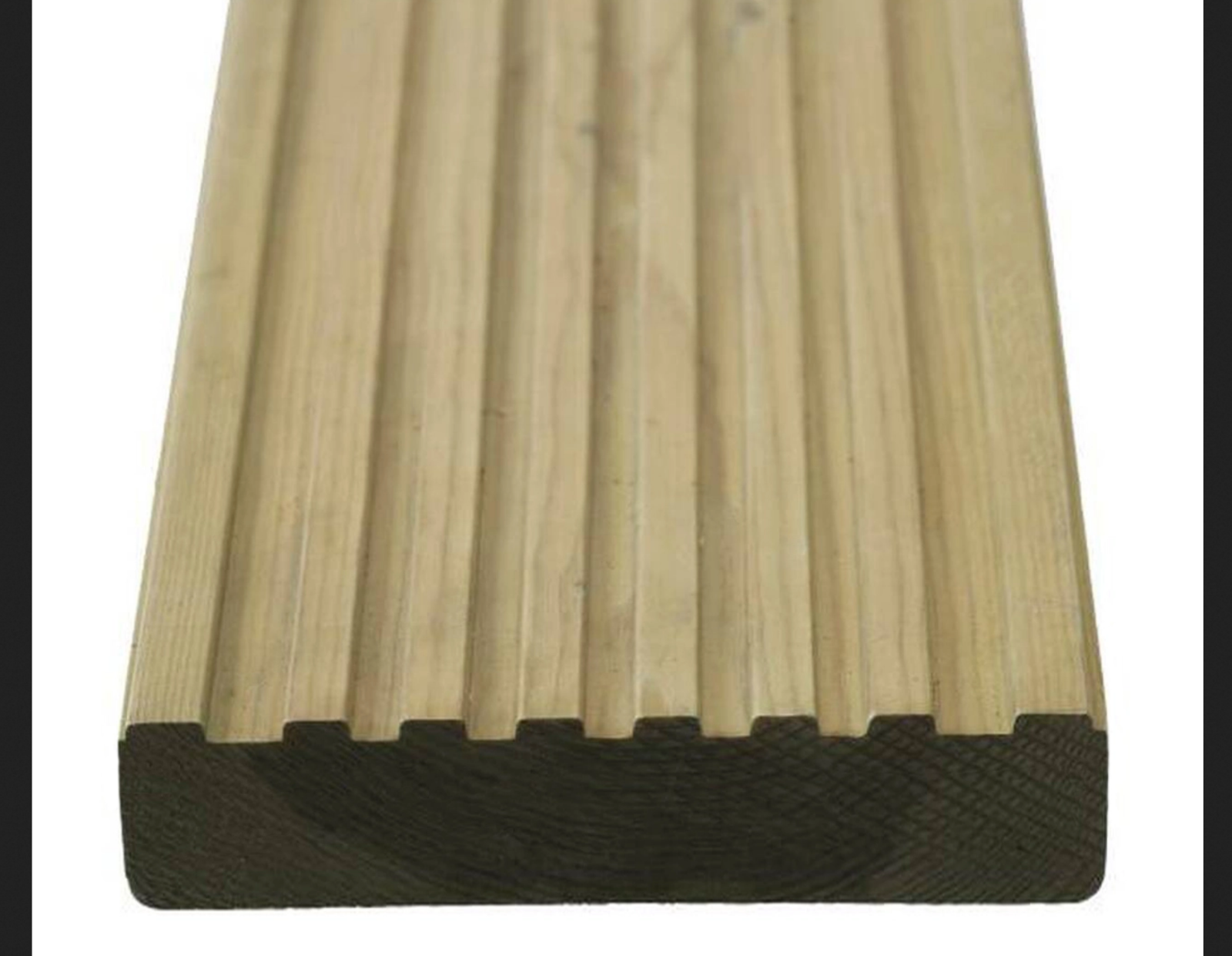 TIMBER DECKING 145MM x 28MM | VARIOUS LENGTHS PACK SIZES| TREA...