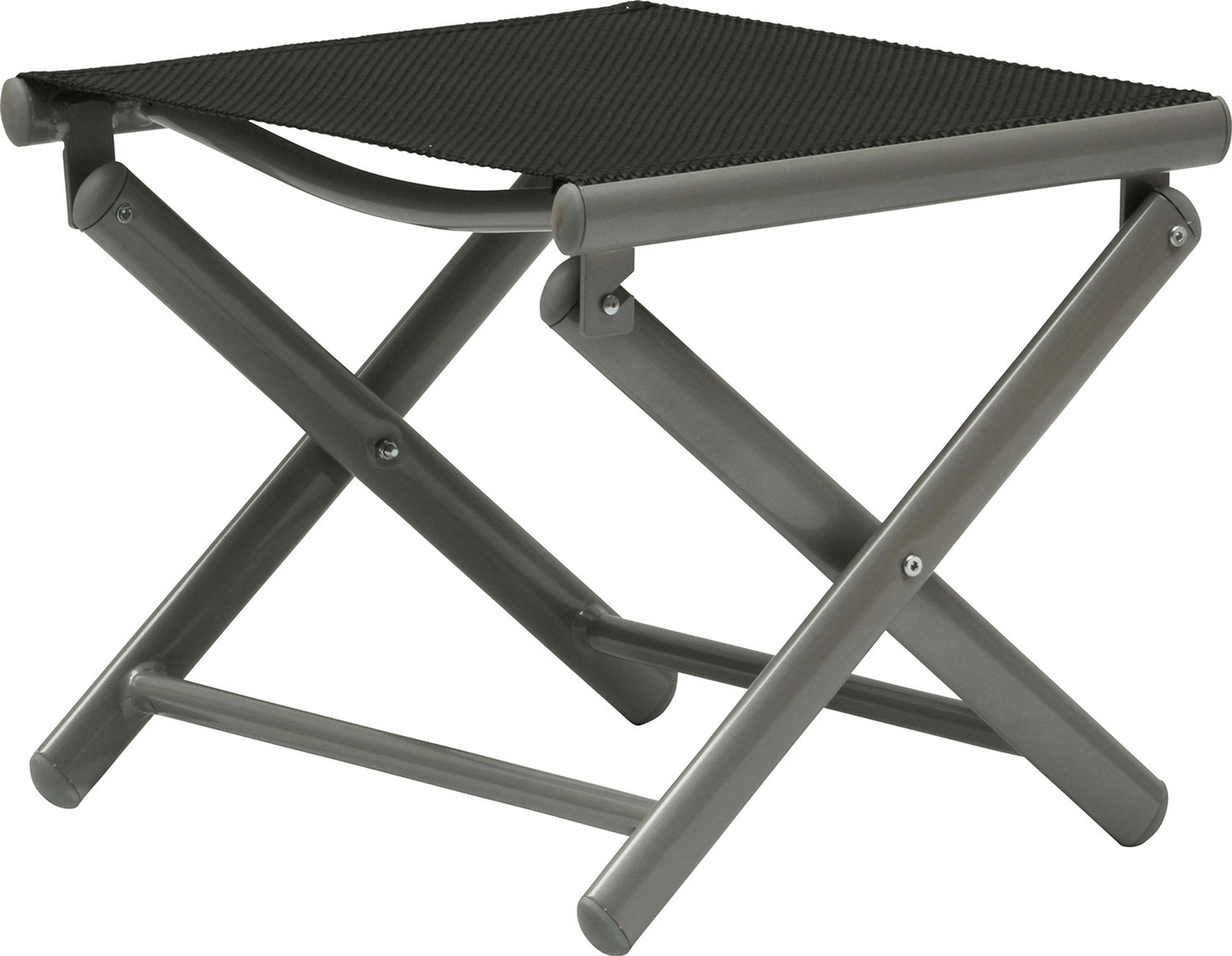 IB-Style® JAMAICA Fußbank ALU silber klappbar Gartenmöbel Zubehör Gartenstuhl