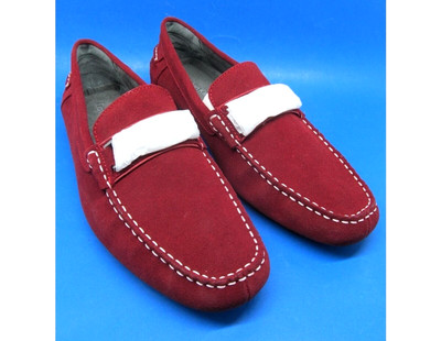 Calvin Klein Moby Red Driving Loafers Mens Size 10 M