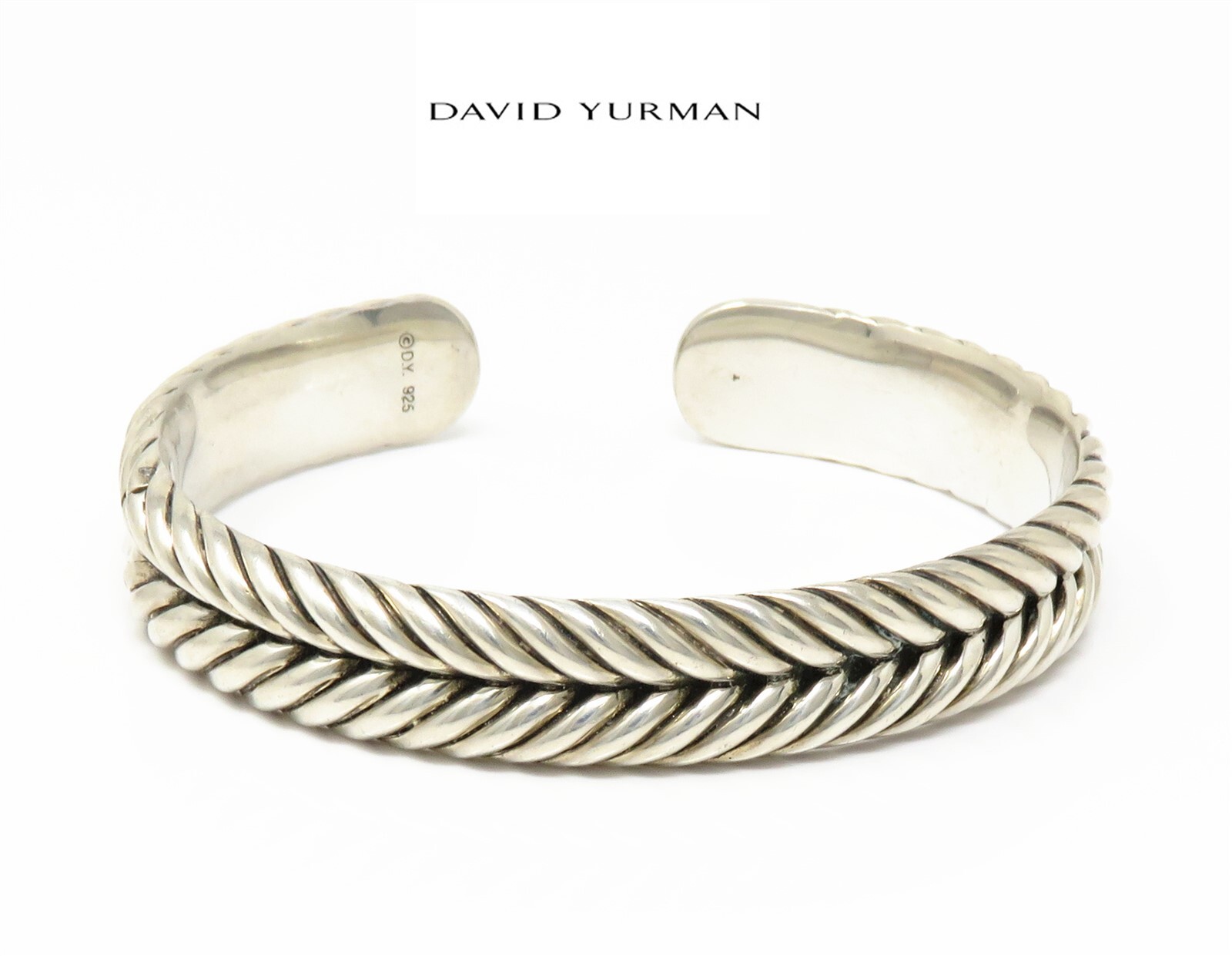 NYJEWEL David Yurman 925 Sterling Silver 13mm Wide Heavy NYJEWEL David Yurman 925 Sterling Silver 13mm Wide Heavy