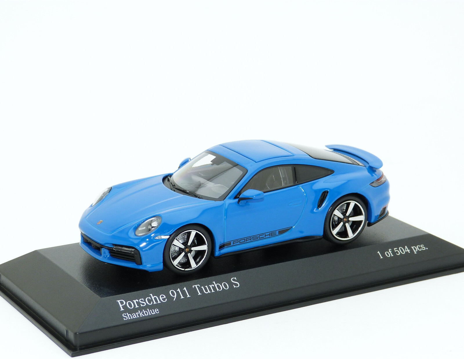 【MINICHAMPS】限定504Porsche 911TurboS Blue Minichamps 1:43 Porsche 911 (992) Turbo S convertible 2020