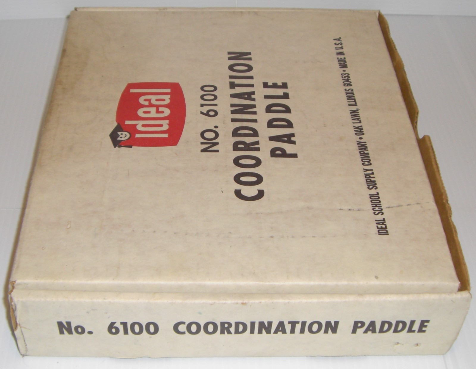 Vintage 1972 Ideal Coordination Paddle No. 6100 For Teaching Aide Collectible