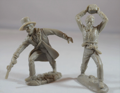 Toy Soldiers of San Diego TSSD Alamo Texan and Mexican Set 25 Crockett Bowie