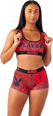 

Женские шорты Playboy Paisely Boy PSD RED-XL, Красный, Underwear