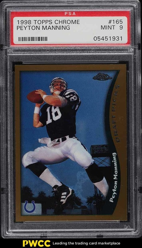 1998 Flair Showcase Row 2 3 Peyton Manning Rookie Card Graded Bccg 9 Single Cards Sports Collectibles Fcteutonia05 De