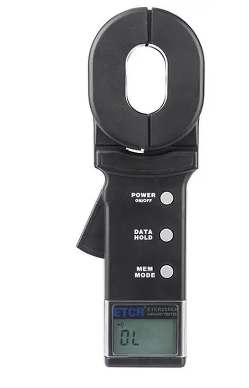 ETCR2000A Digital Clamp On Ground Earth Resistance Tester lightning protection g