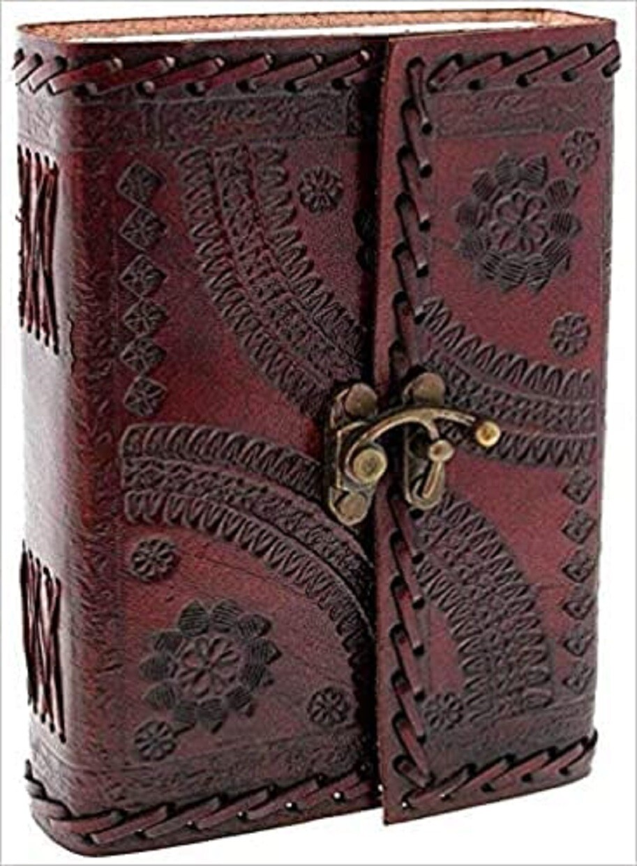 7x5 inch Handmade Diary Notebook - Vintage Diary in Brown