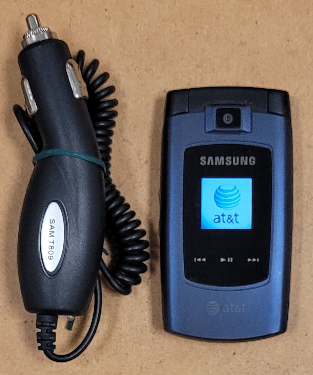 Samsung Sync SGH-A707C - Blue and Black ( AT&T ) Very Rare