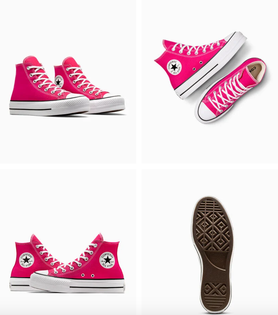 NEW Women's Converse Chuck All Star Hi Shoes Lift A05663F
