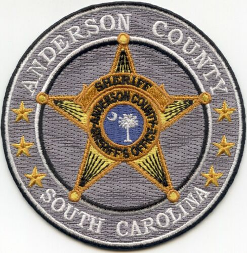ANDERSON COUNTY SOUTH CAROLINA round SHERIFF POLICE PATCH
