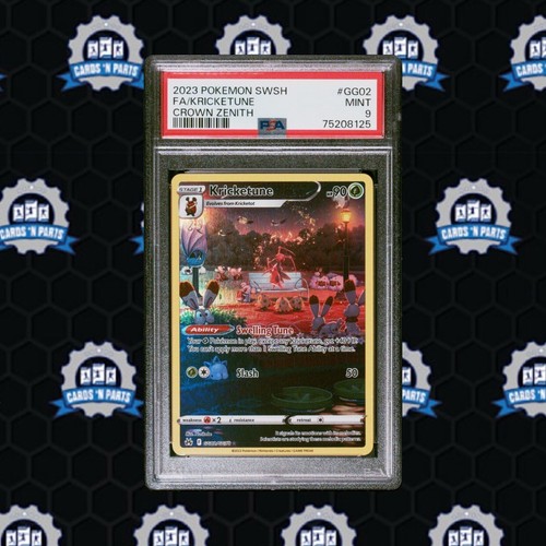 PSA 9 Gem Mint 2023 Pokemon Crown Zenith Kricketune Full Art