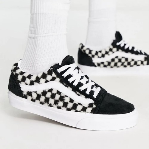 靴 VANS PREMIUM OLD SKOOL CHECKER BLK/BLK Vans - Old Skool Fat Lace Checker Black - Shoes | Nuclear Blast