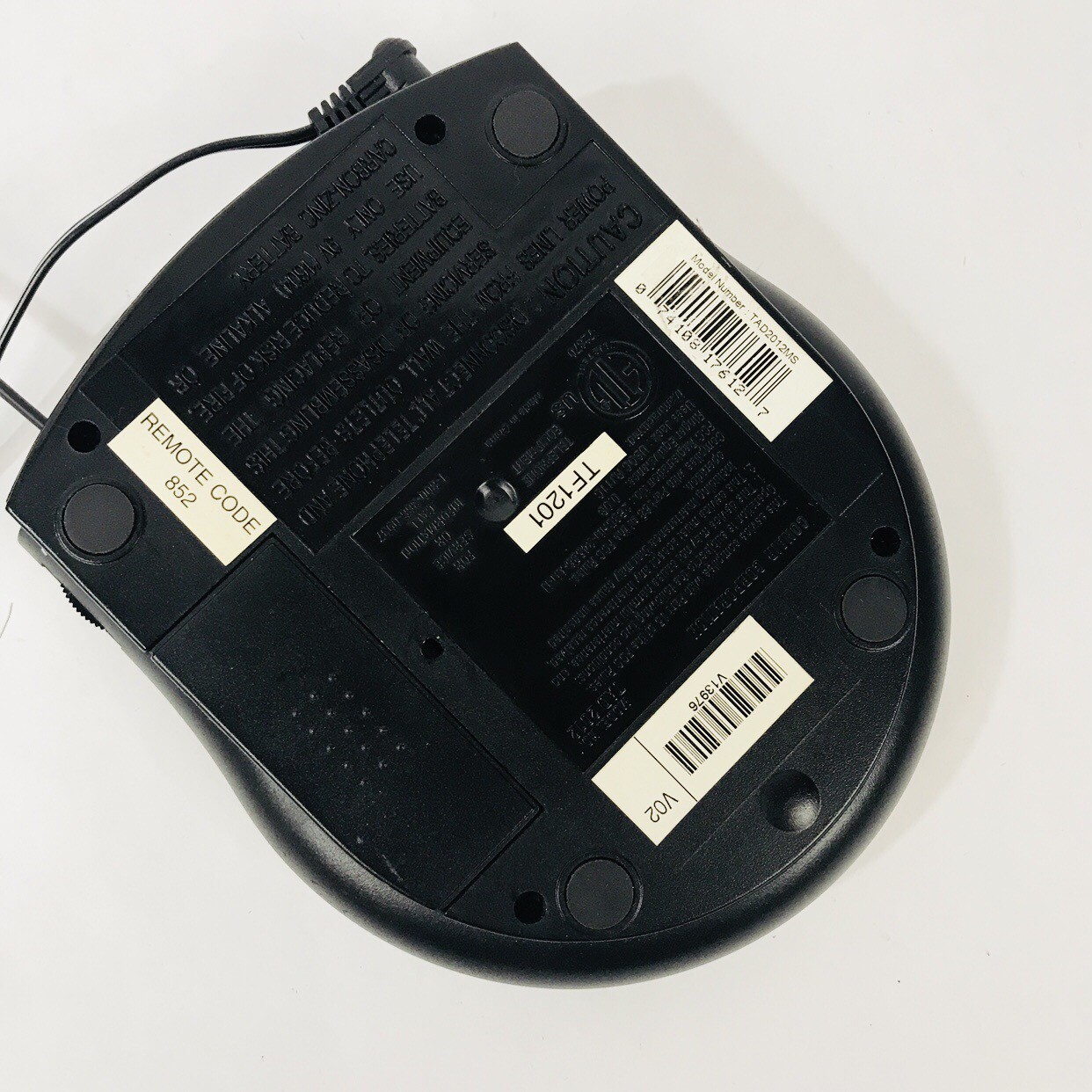 CONAIR PHONE CALL KEEPER DIGITAL ANSWERING SYSTEM MODEL NUMBER: TAD2012MS
