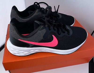 Nike Revolution 6 NN Running Shoes Black/Pink DC9001-002 Women's Size 7 Wide
