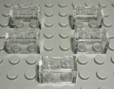 1435 Lego Platte rund 1x1 Rot 10 Stück