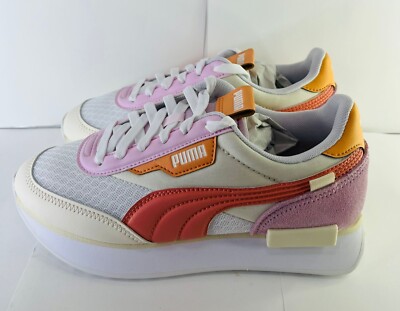 PUMA Womens Future Rider Play On Lace Up Sneakers Shoes Casual