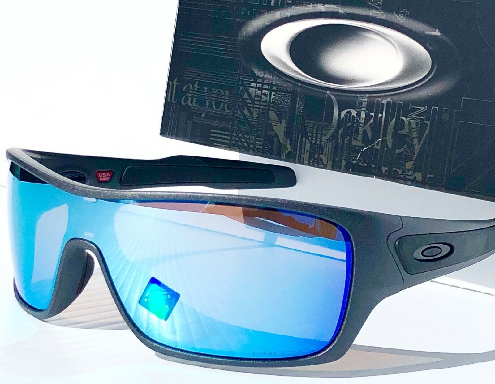 NEW* Oakley TURBINE ROTOR Steel POLARIZED Deep Water Prizm NEW* Oakley TURBINE ROTOR Steel POLARIZED Deep Water Prizm