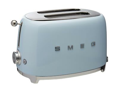 2 Slice Pastel Blue 950w Electric Stainless Steel Bagel