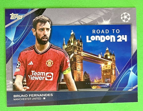 Bruno Fernandes 2023-24 Topps UEFA Club Competitions ROAD TO
