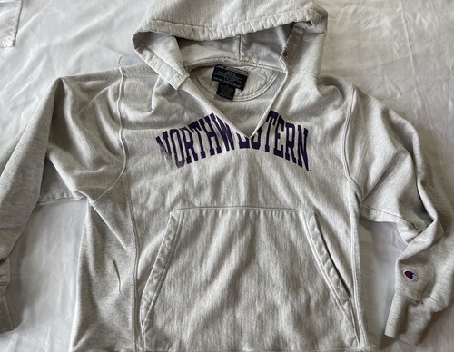 Vtg Northwestern Champion Reverse Weave Hoodie Size Small Vtg Northwestern Champion Reverse Weave Hoodie Size Small