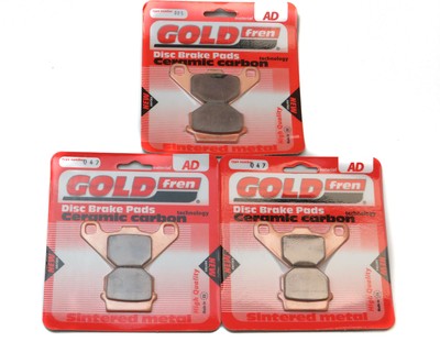 Goldfren Brake Pads Front & Rear For Tgb Target 400 (4x2) 2009-2010