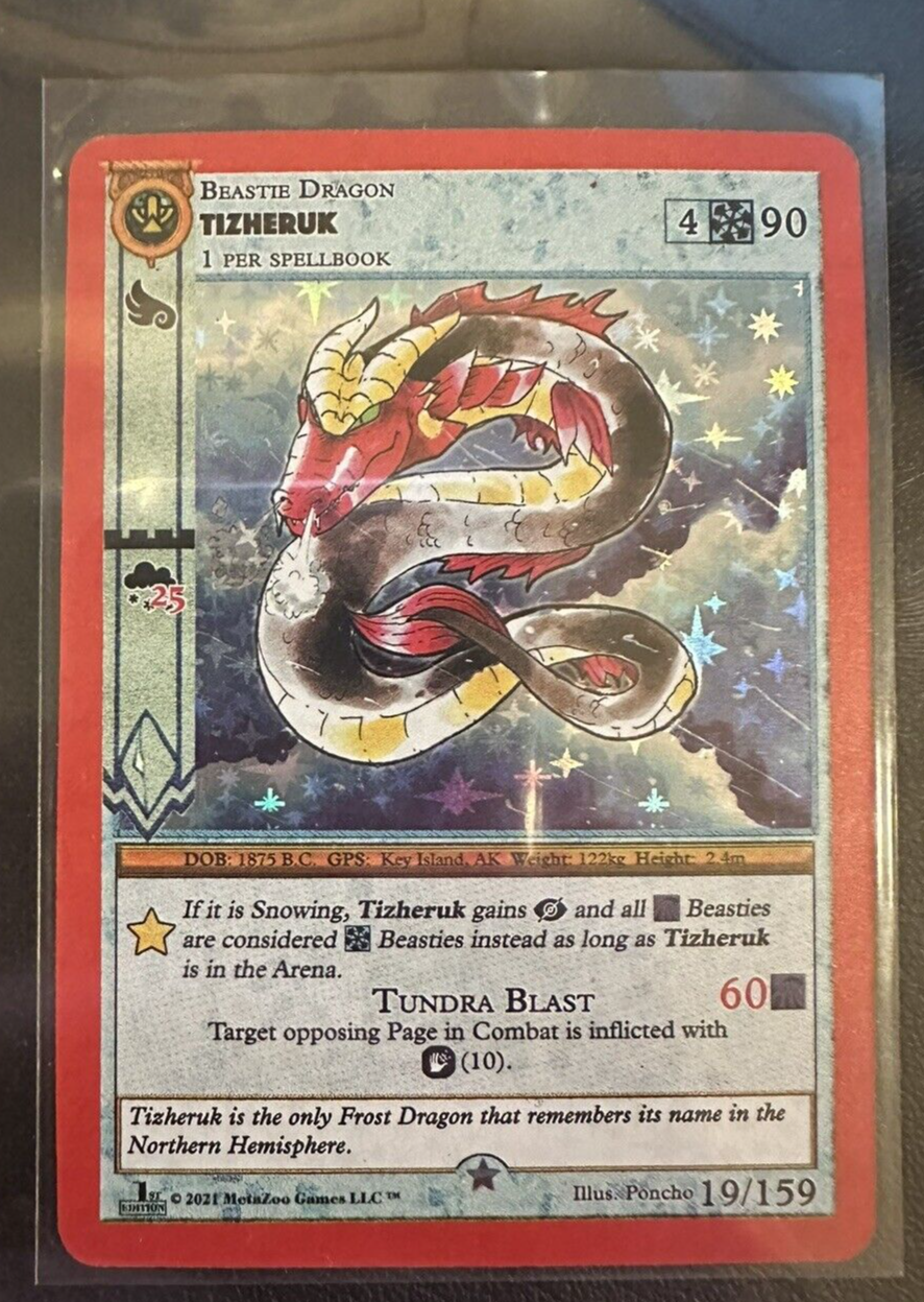 Tizheruk # 19 Full Holo Metazoo Cryptid Nation 1st Edition