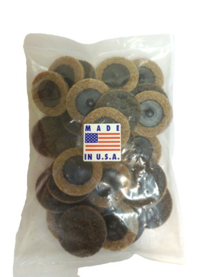 25pc 2'' Surface Conditioning Discs Extra Coarse Quick Change Sanding Polishing
